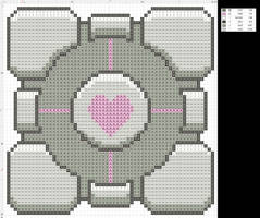 X-STITCH: Companion Cube