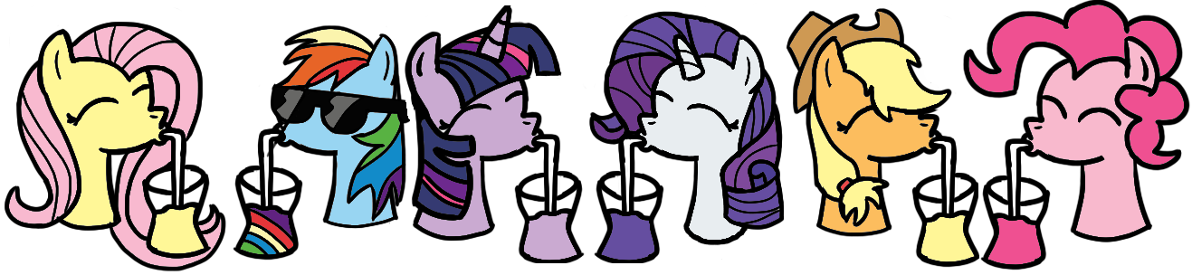 The Main Six Drinking Milkshakes by PrincessSeddie