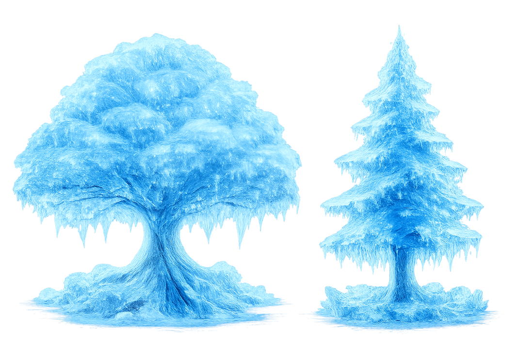Frozen Tree Graphics Frozen Trees by TheHallowedHero on DeviantArt