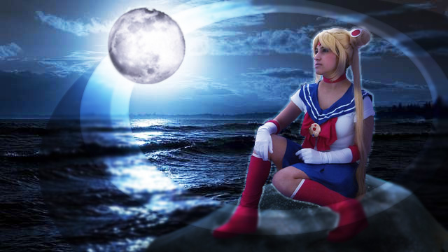 Sailor Moon Cosplay. Goodnight Moon!