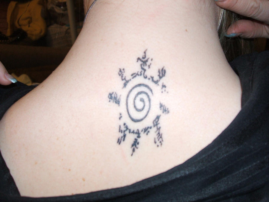 Naruto seal tattoo by Laruto21 on DeviantArt.