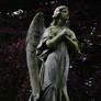 Angel monument stock