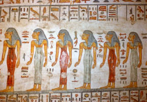 Tomb painting stock 12