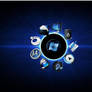 Blue Feat. Windows Circle Dock