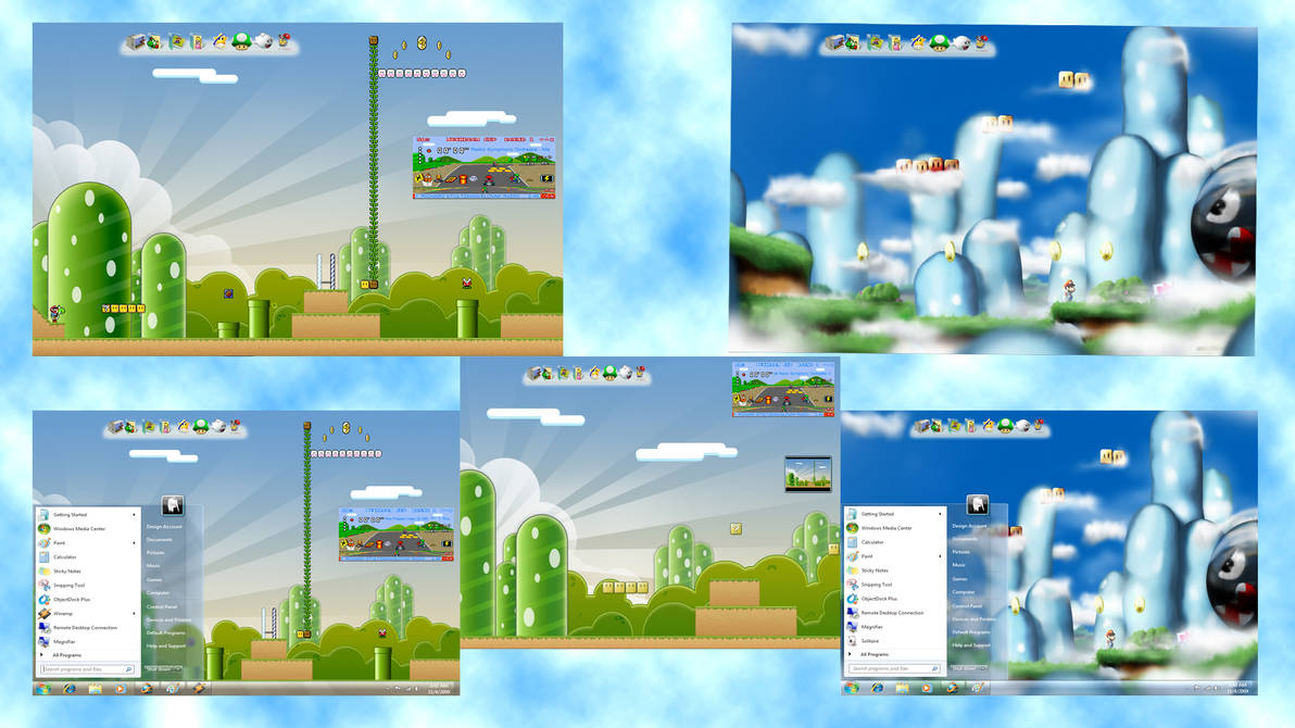 Mario Theme For Windows 7 by wallybescotty on DeviantArt