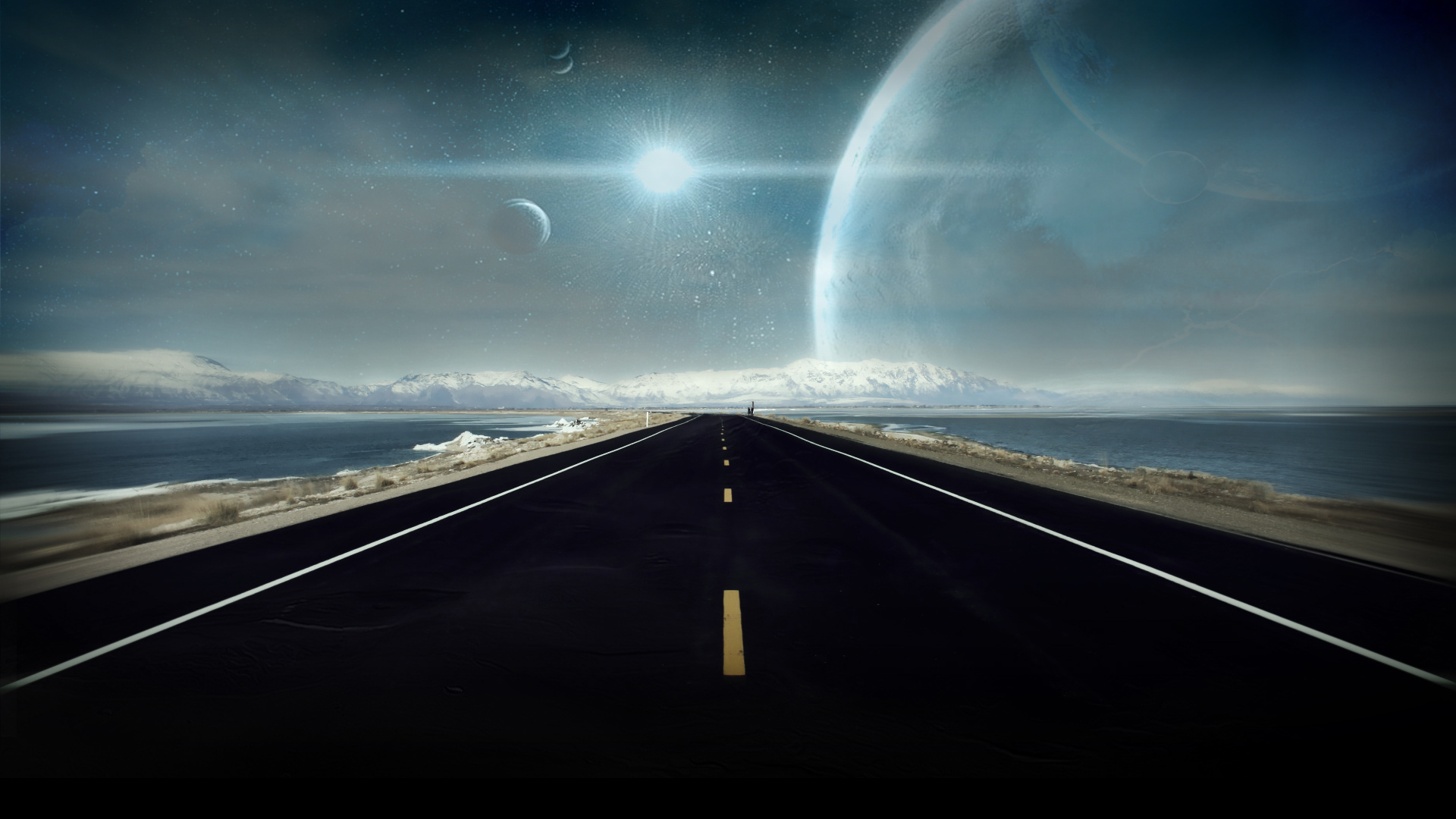 Island Road On Another World
