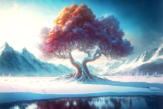 Winter Tree in Wonderland