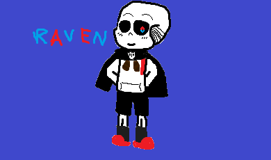Sans Rave Raven Sans by SkeleTheSkele on DeviantArt