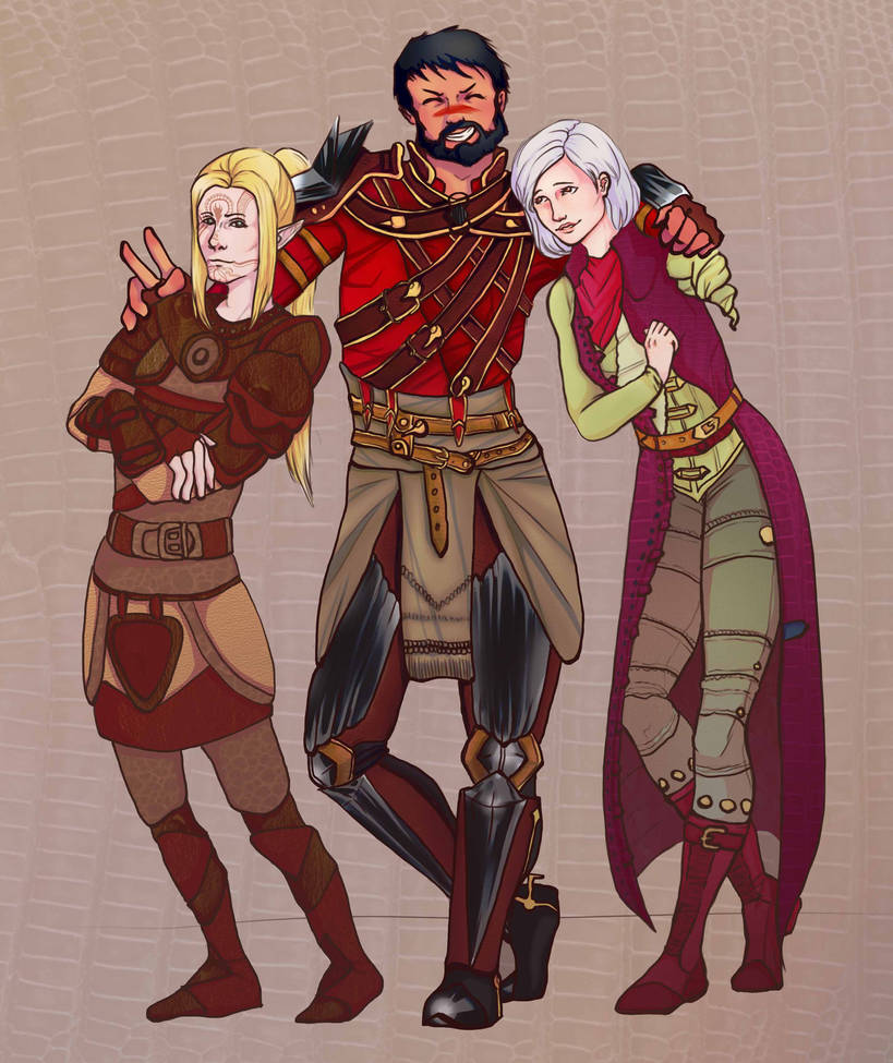 Heros of Thedas. Warden, Hawke, & the Inquisitor. Dragon Age
