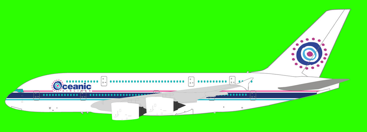 Oceanic Airlines Airbus A380 by CMAmatheus2007 on DeviantArt