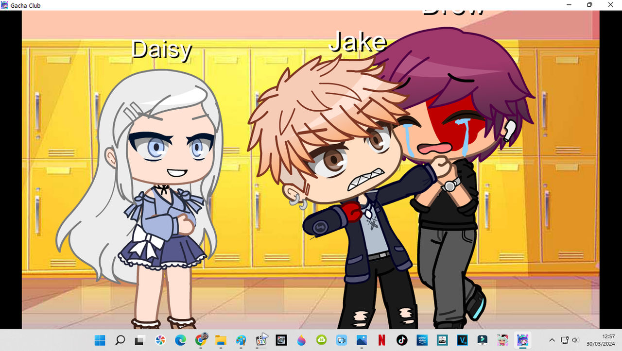 Jake atingiu Drew (Gacha Club TMF) by CMAmatheus2007 on DeviantArt