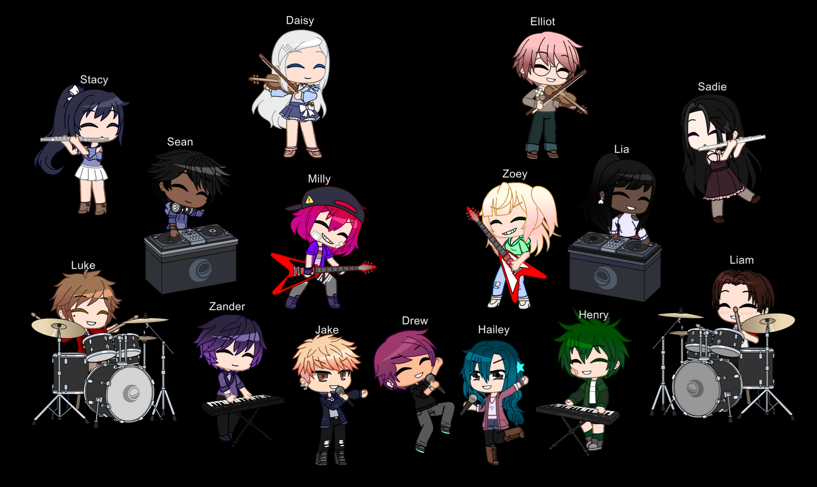 Band Jake x Music Club x Jomies x Piano (TMF GN)