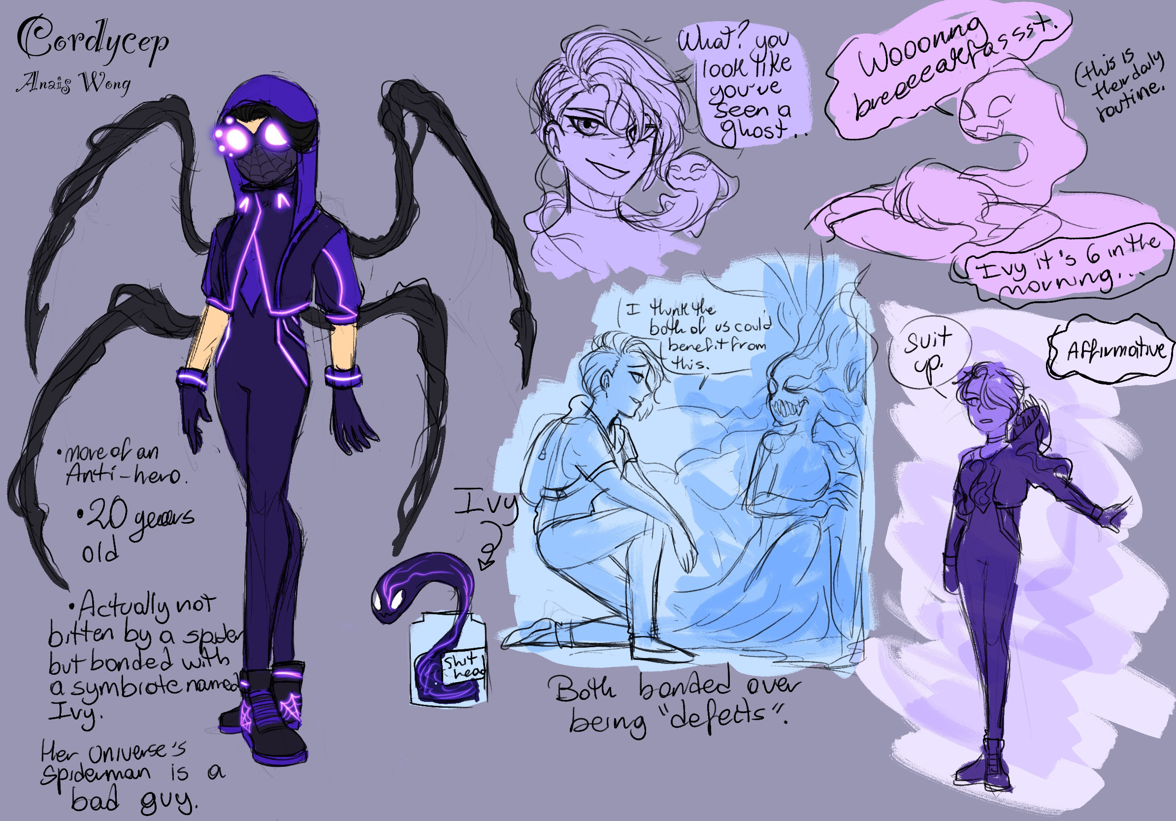 Spidersona [COMMISSION] by IGuanche on DeviantArt