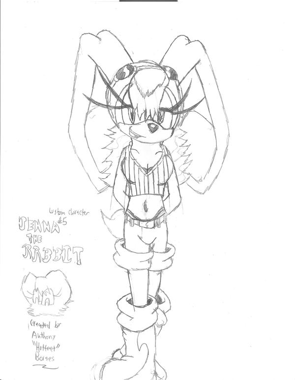Jenna the Rabbit by Hotfeet444 on DeviantArt