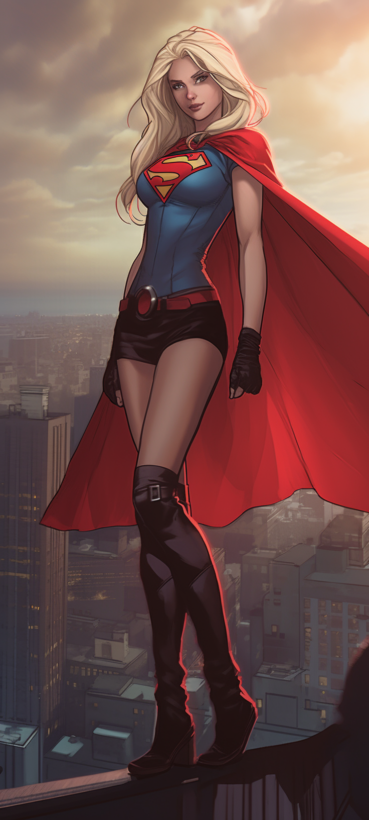 Supergirl costume interpretation by TheValyrianSteel on DeviantArt