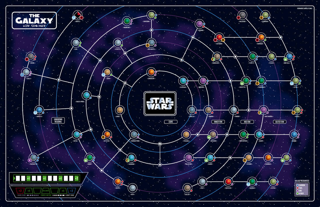 Star Wars Map by Bernardonevermore on DeviantArt