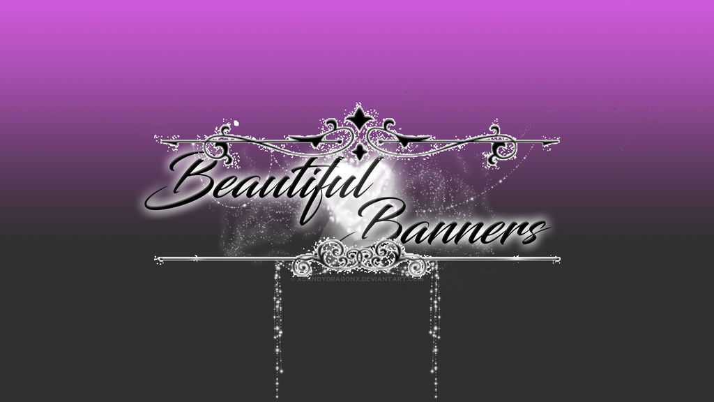 the banner for beautiful banners by XCandyDragonX on DeviantArt