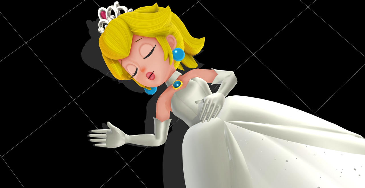 Princess Peach (Odyssey Wedding) Defeated #7 by RyonaPalace on DeviantArt
