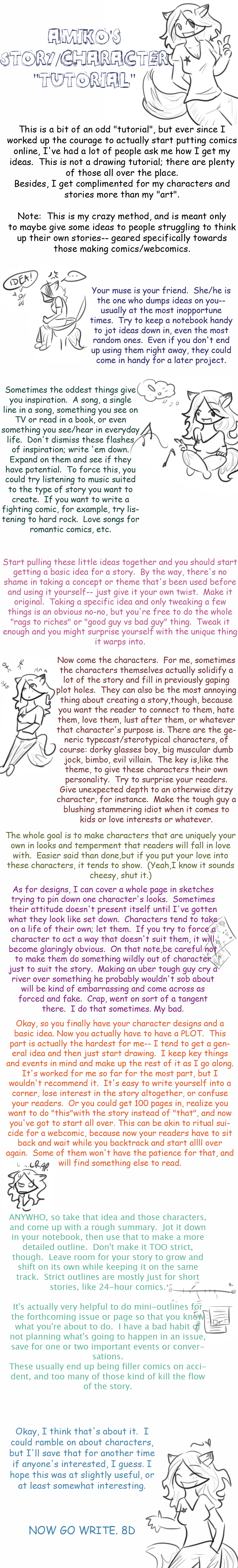 Comic Tut- story and character