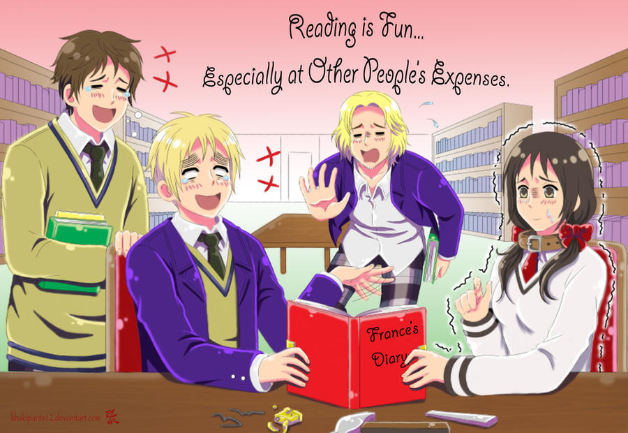 Hetalia: Reading is Fun by khakipants12 on DeviantArt