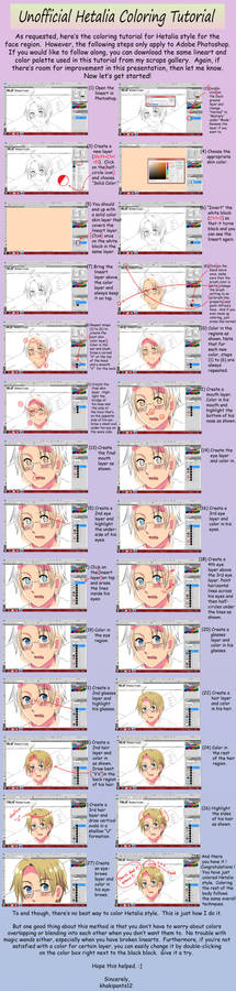 Coloring Tutorial: Hetalia