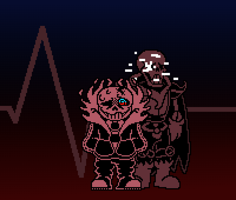 undertale rusted, sprites by me by TheRealOne18 on DeviantArt