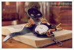 steampunk watch open by enguerrand