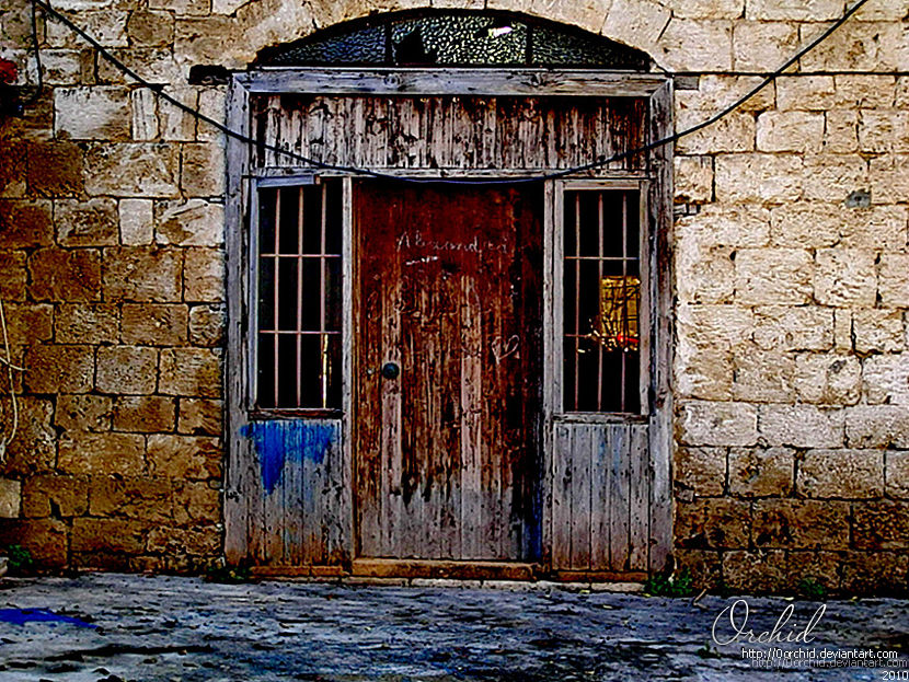 the Old door