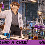 Otter Scientist’s Glowing Purple Experiment