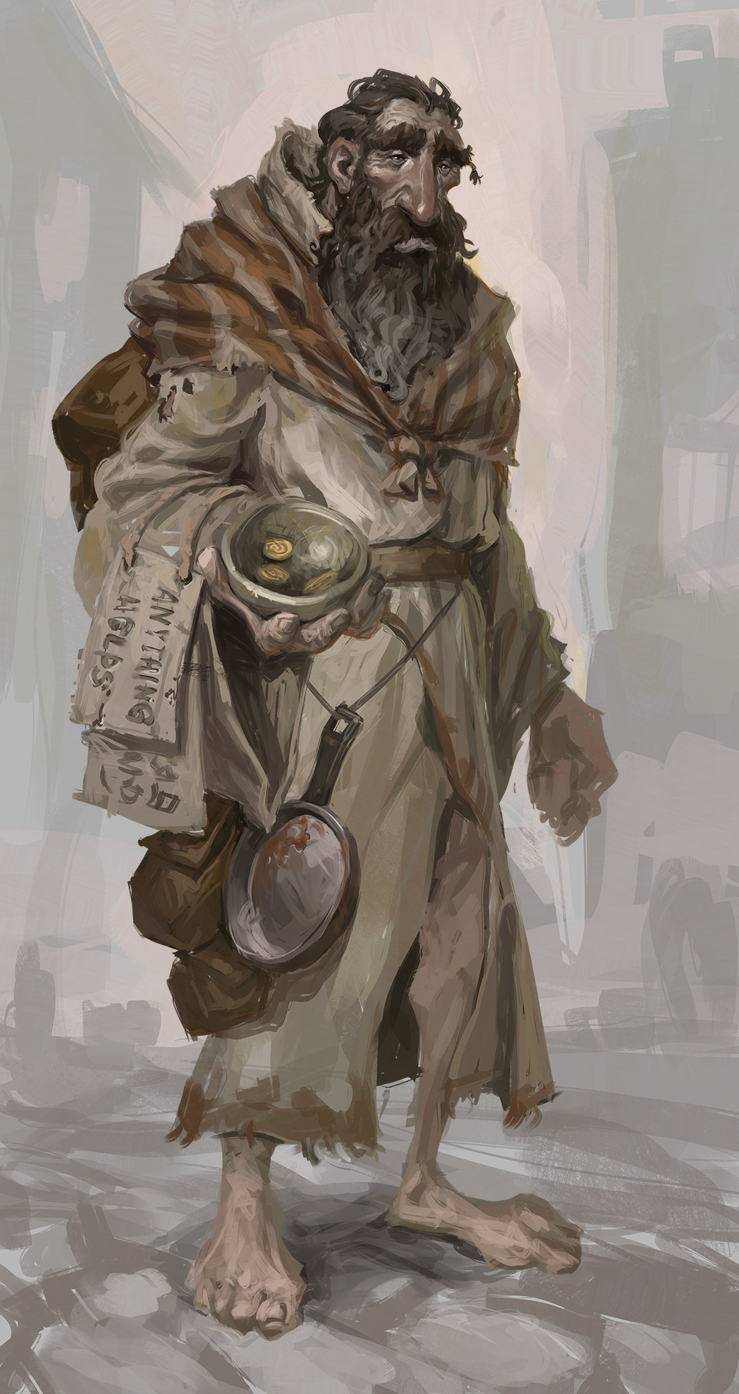 Homless Dnd Beggar by Vorueg on DeviantArt