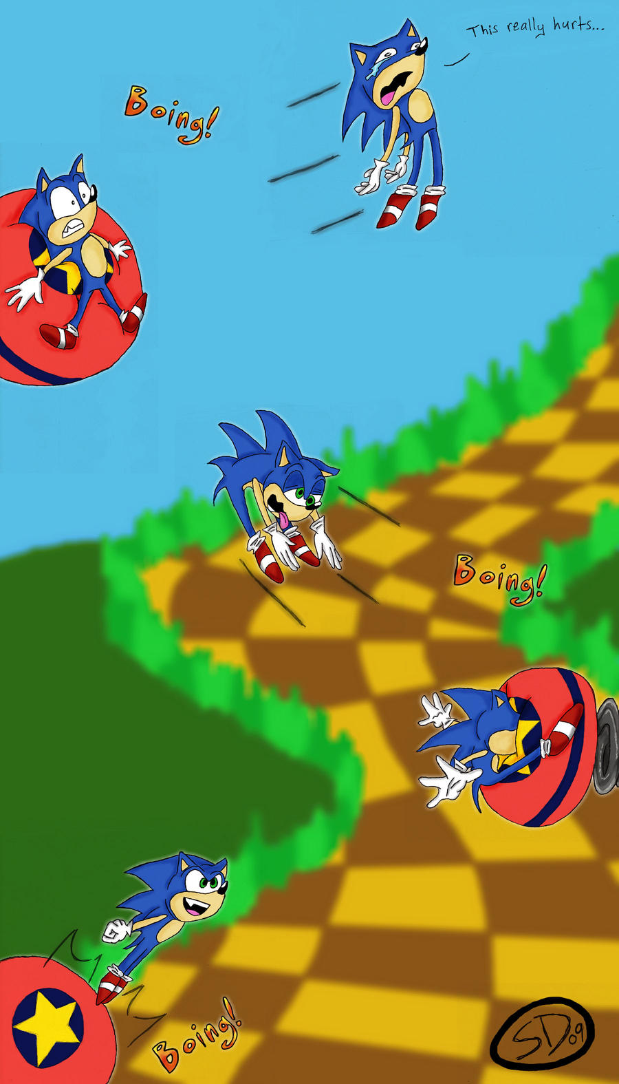 Sonic Rings Bounce Sonic Goes Bounce by fuzzy13 on DeviantArt