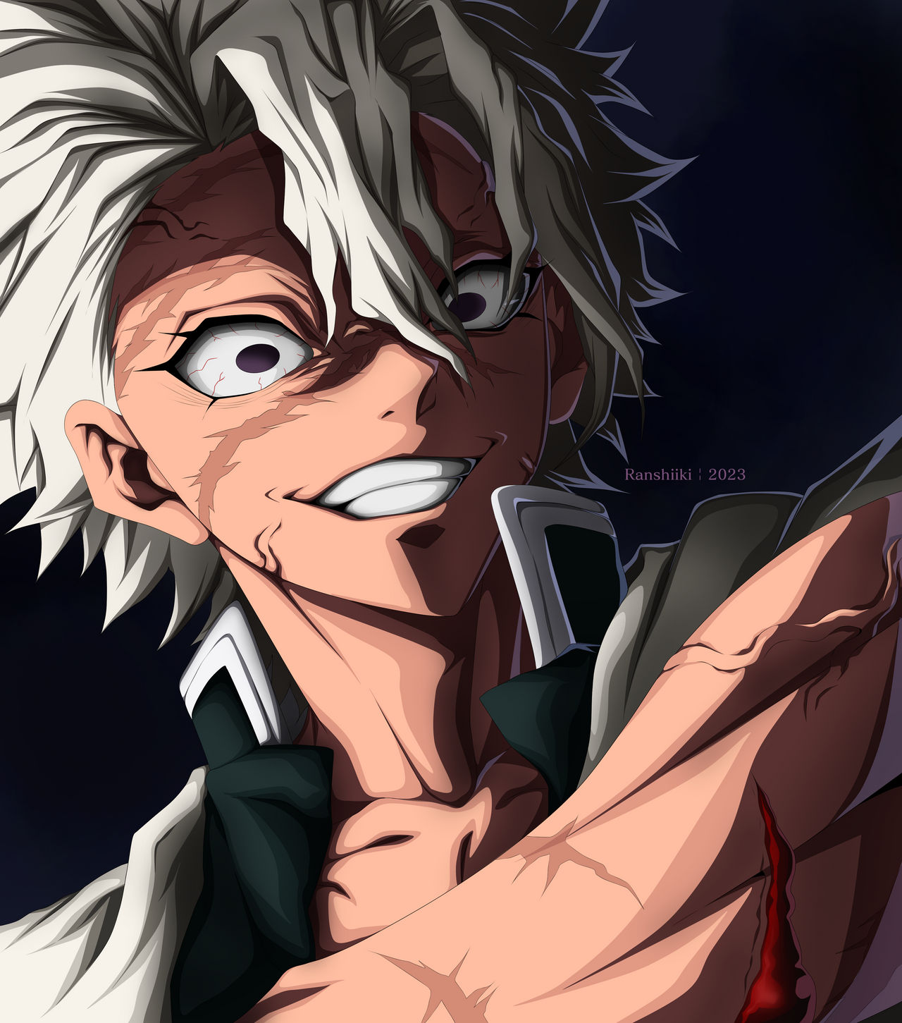 Sanemi by Ranshiiki on DeviantArt