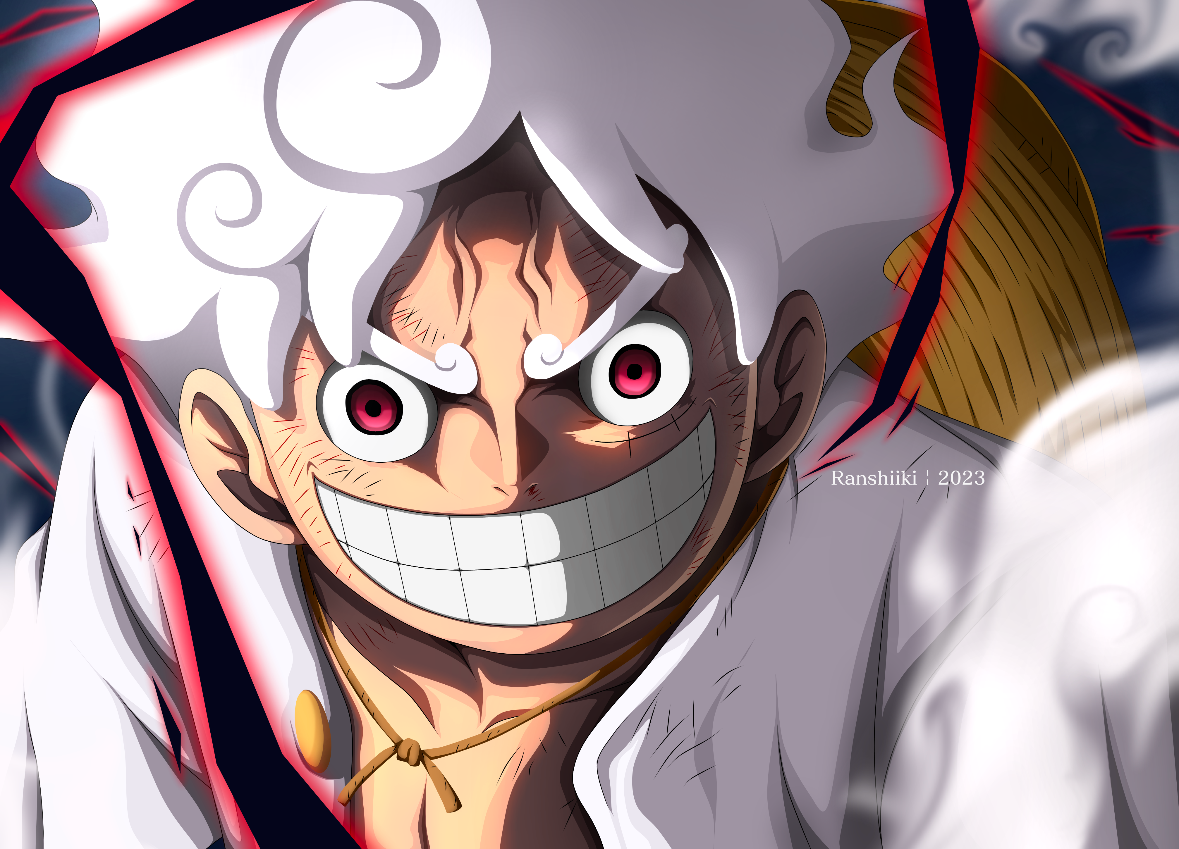 Luffy Gear 5 ! by Ranshiiki on DeviantArt