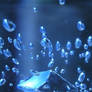 Blue bubbles
