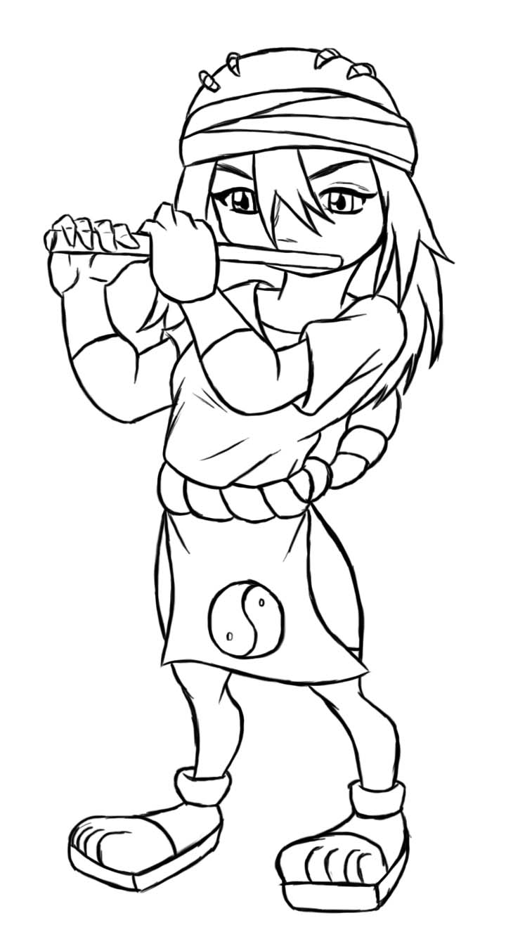 Naruto - Chibi Tayuya Lines