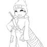 Naruto - Chibi Kisame Lines