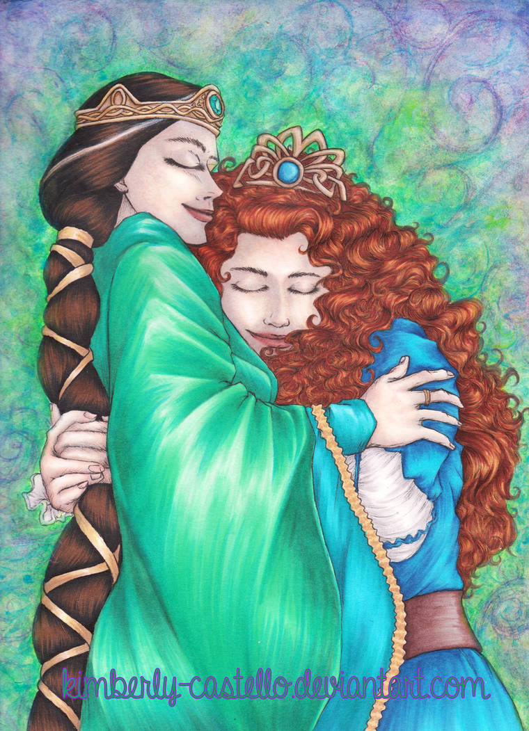 Disney: Brave-Merida and Elinor v2 by Dark-Bahamut-Zero on DeviantArt