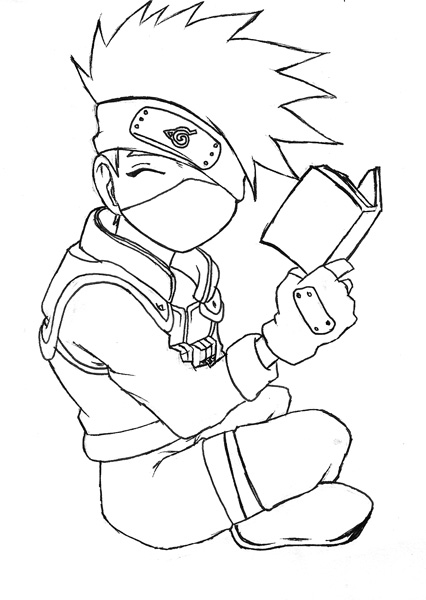 Naruto Chibi Kakashi By Kimberly Castello On Deviantart