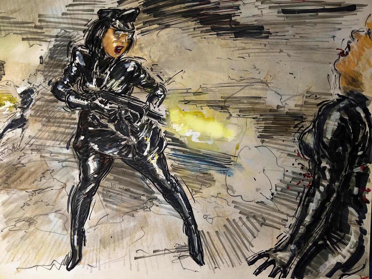 Machine Gun Artist Machine gun killer by LukeSwigo on DeviantArt