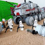 Clone turbo tank on Raxus Prime LEGO star wars