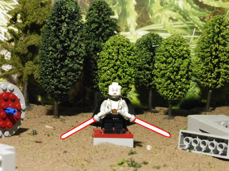 Asajj Ventress on Yavin 4 LEGO Star Wars