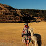 Woman and her Llama