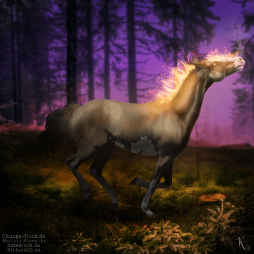 Catching Fire - Horse Avatar