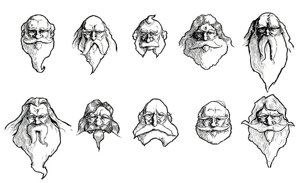 Dwarf Silhouettes