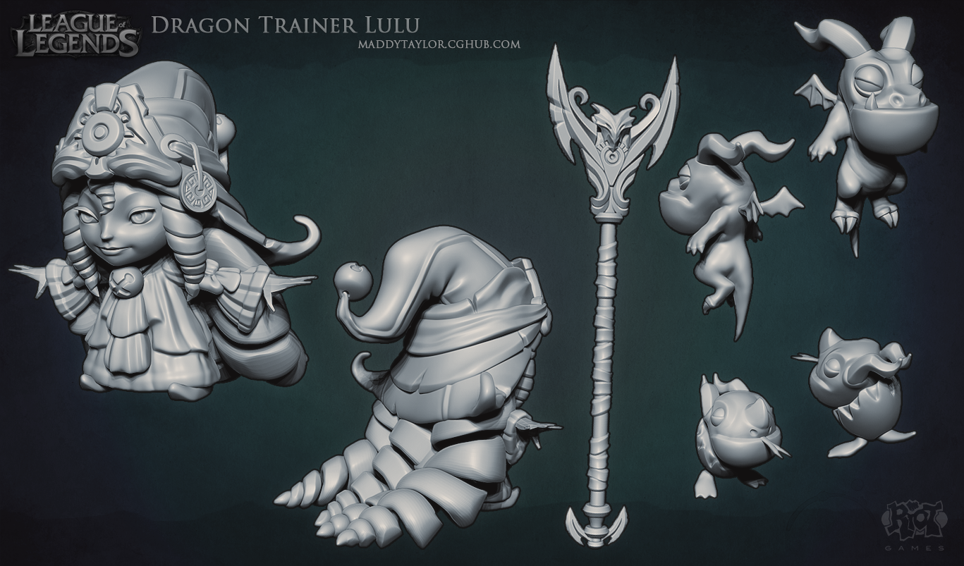 LoL: Dragon Trainer Lulu sculpt