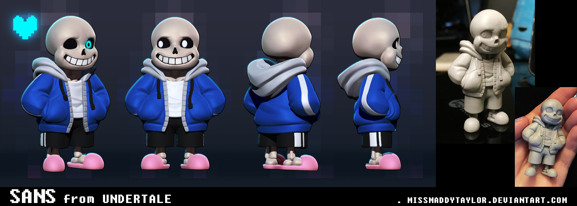 Undertale Characters 3D Printable Models | 3D Print Model