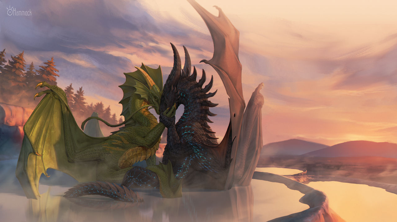 Hot spring by SilverHammock on DeviantArt