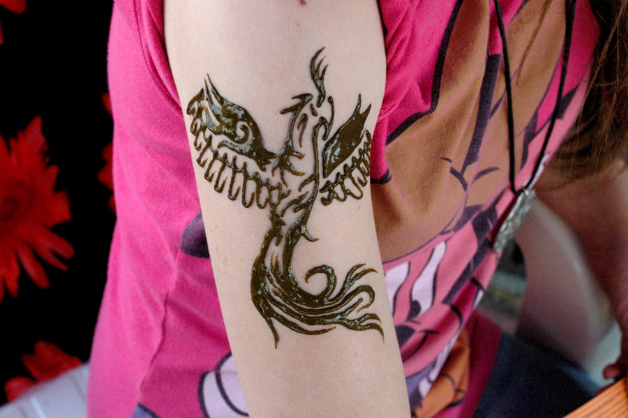 Phoenix Henna Tattoo by catty01 on DeviantArt