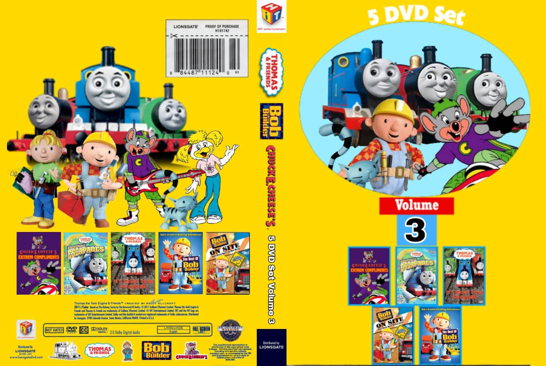 5 DVD Set Volume 3 DVD Cover by ItsChuckE on DeviantArt