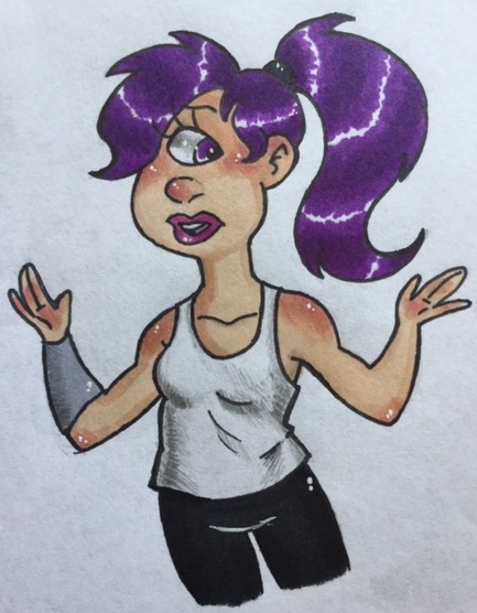 Futurama Leela By Lacedra On DeviantArt futurama-leela-by-lacedra-on-deviantart